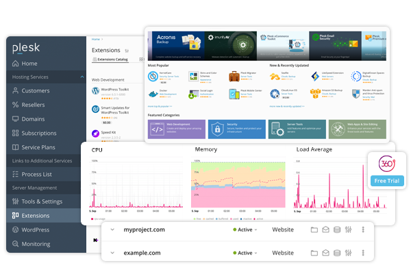 What is Plesk and what is it used for?
